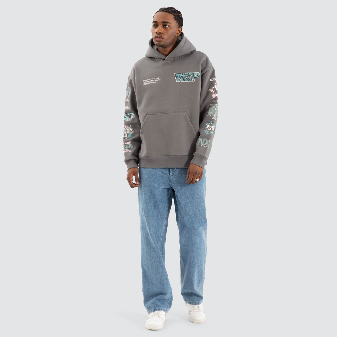 Main Relaxed Hoodie - Charcoal
