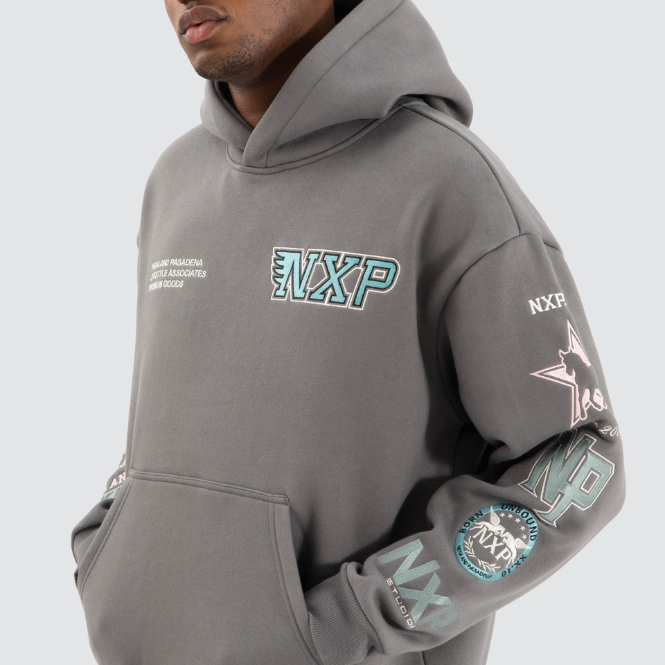 NXP Carbon Relaxed Hoodie - Charcoal (view 3)