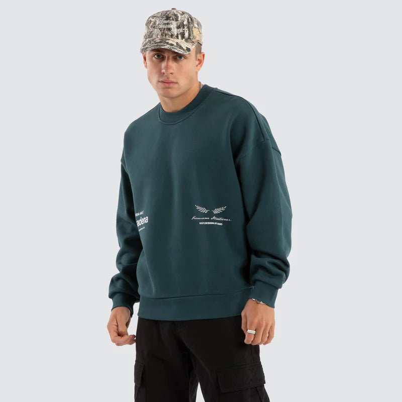 NXP Lectern Box Fit Sweater - Sea Moss (view 2)