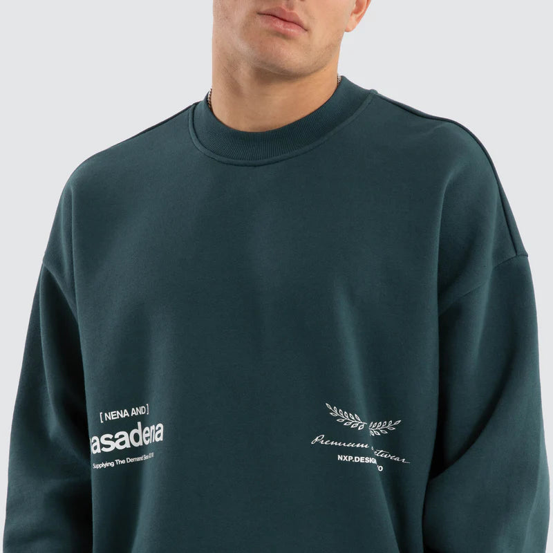 NXP Lectern Box Fit Sweater - Sea Moss (view 3)
