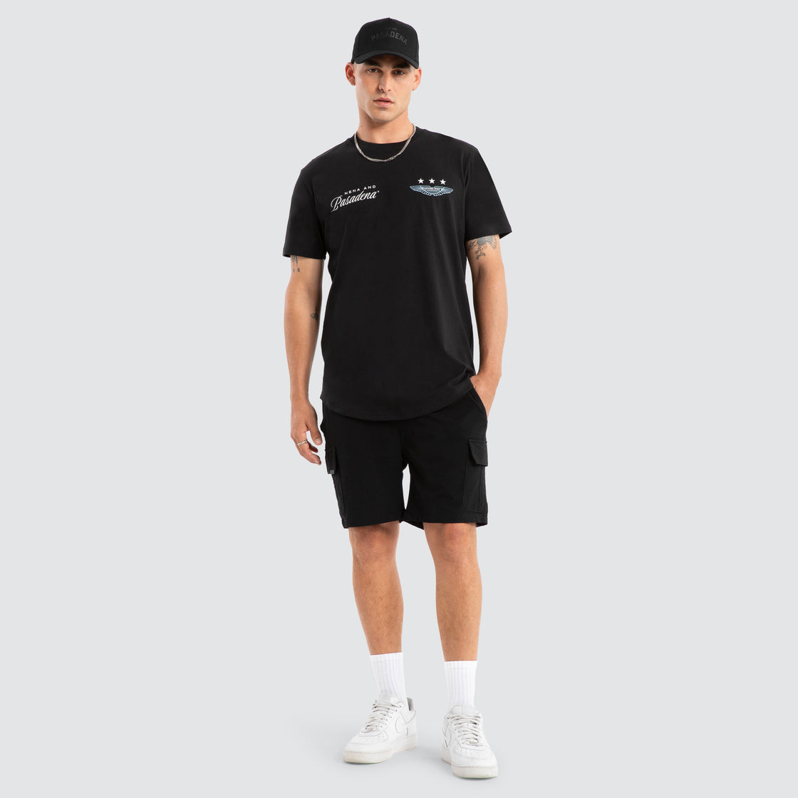 NXP Pledge Dual Curved Tee - Jet Black (view 2)