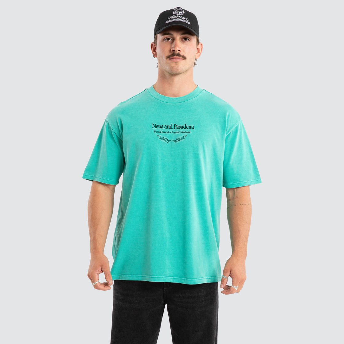 NXP Buffer Box Fit Tee - Pigment Arcadia