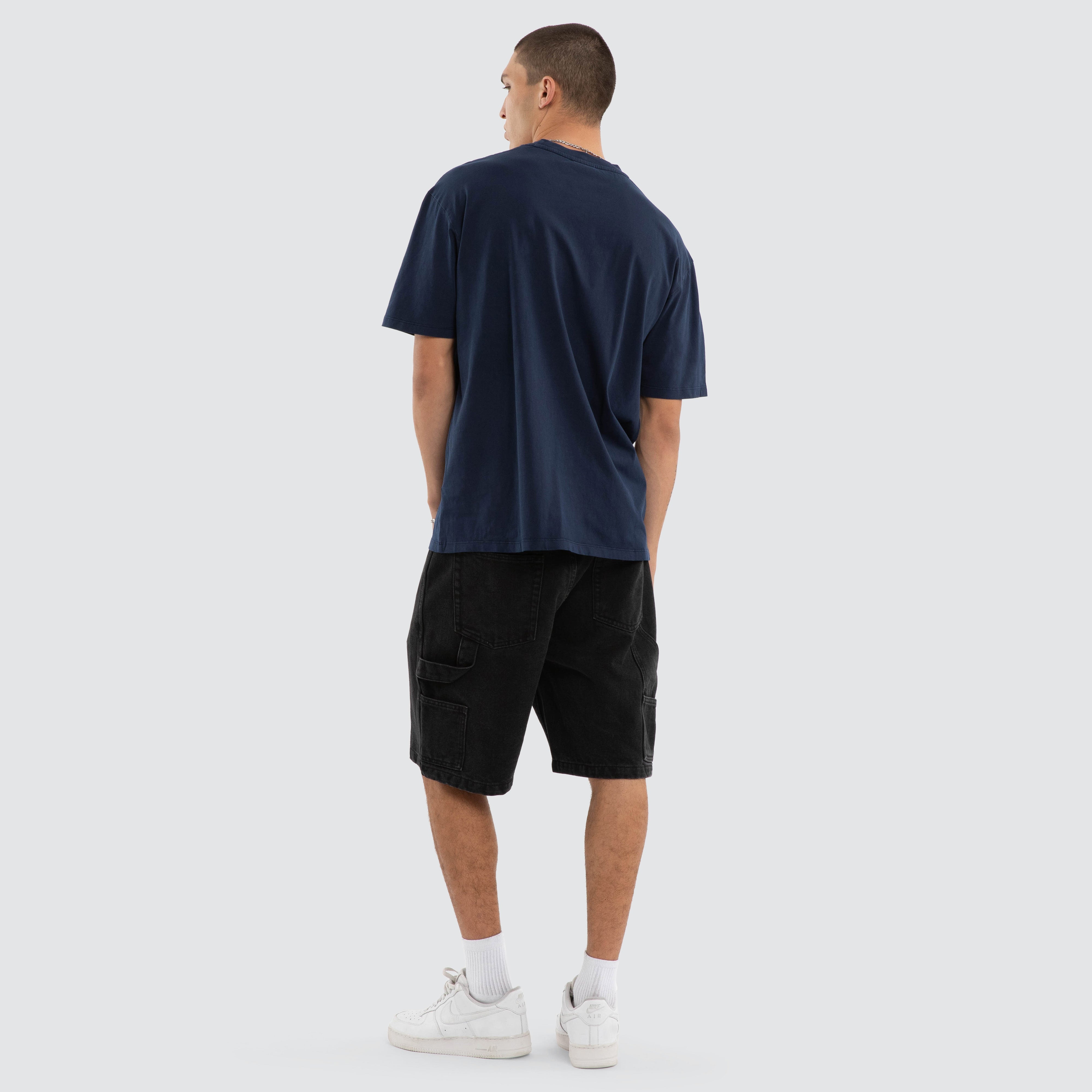 NXP Buffer Box Fit Tee Pigment Black - back view