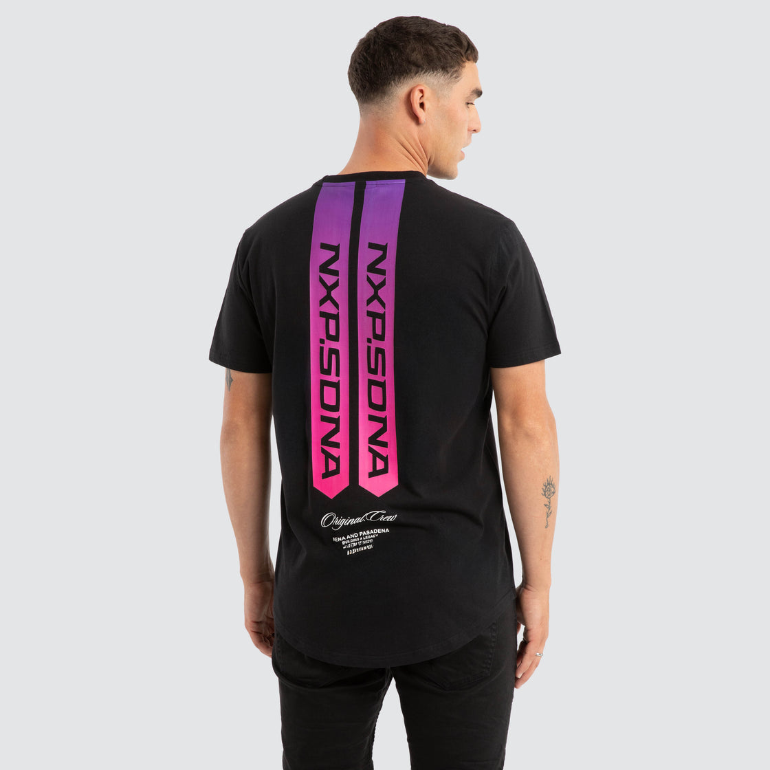 NXP Score Dual Curved Tee - Jet Black