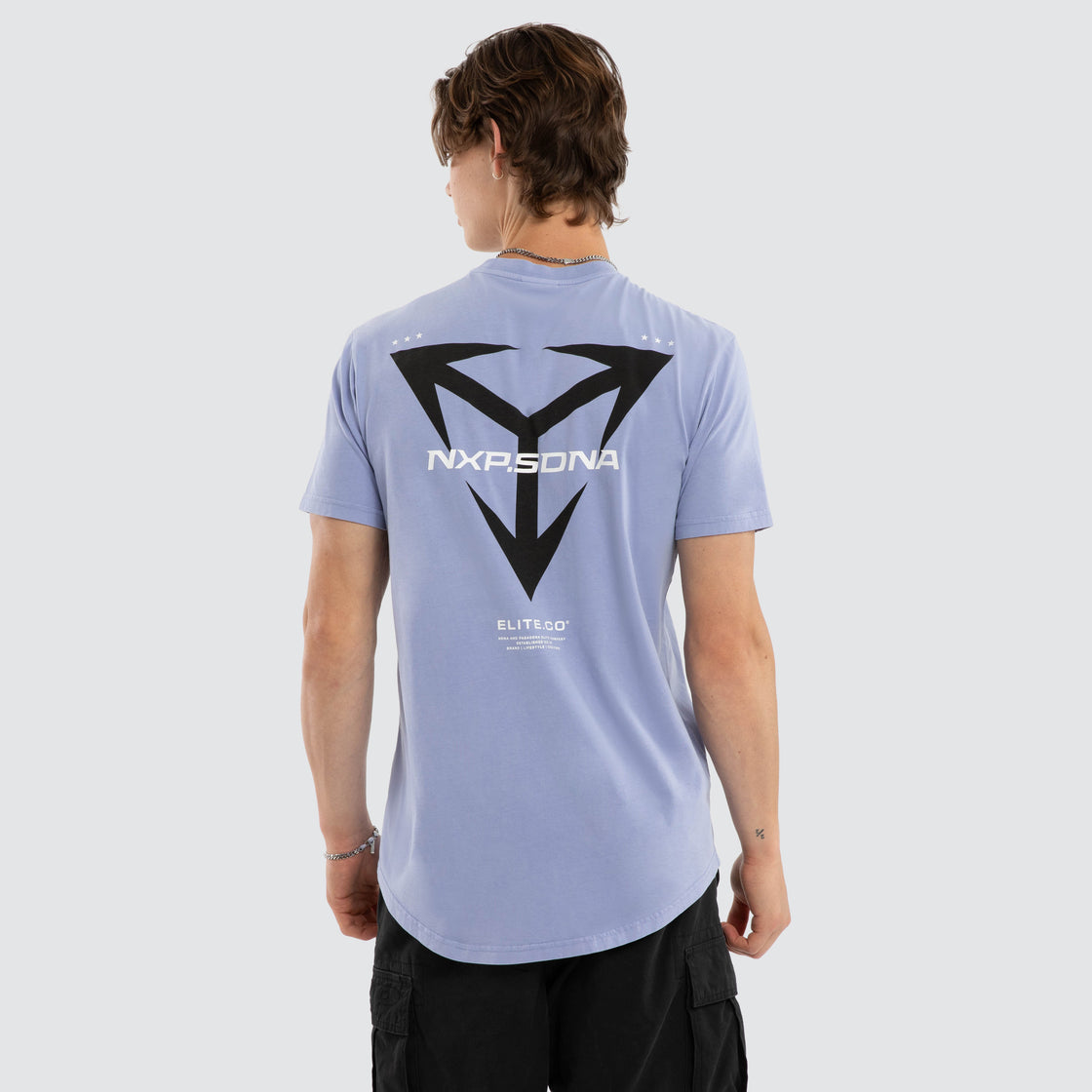 NXP Finest Dual Curved Tee - Pigment Thistle Down