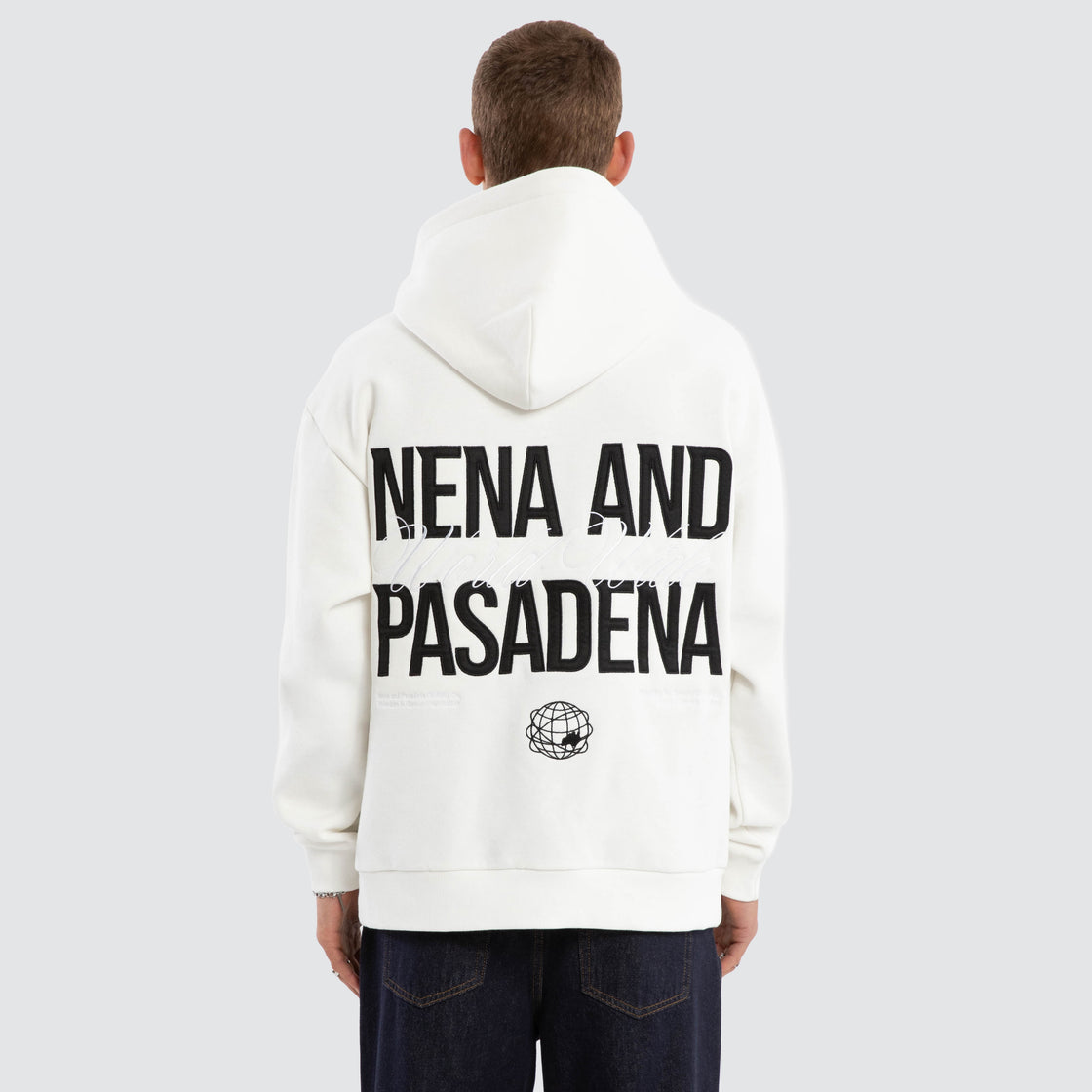 NXP Caution Relaxed Hoodie - Natural White (view 2)