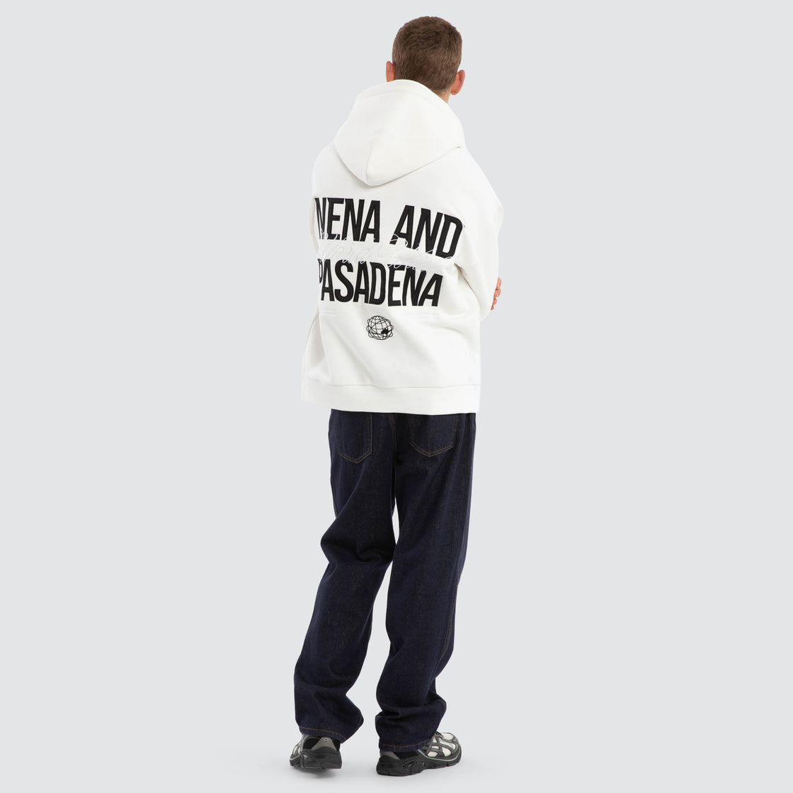NXP Caution Relaxed Hoodie - Natural White (view 3)