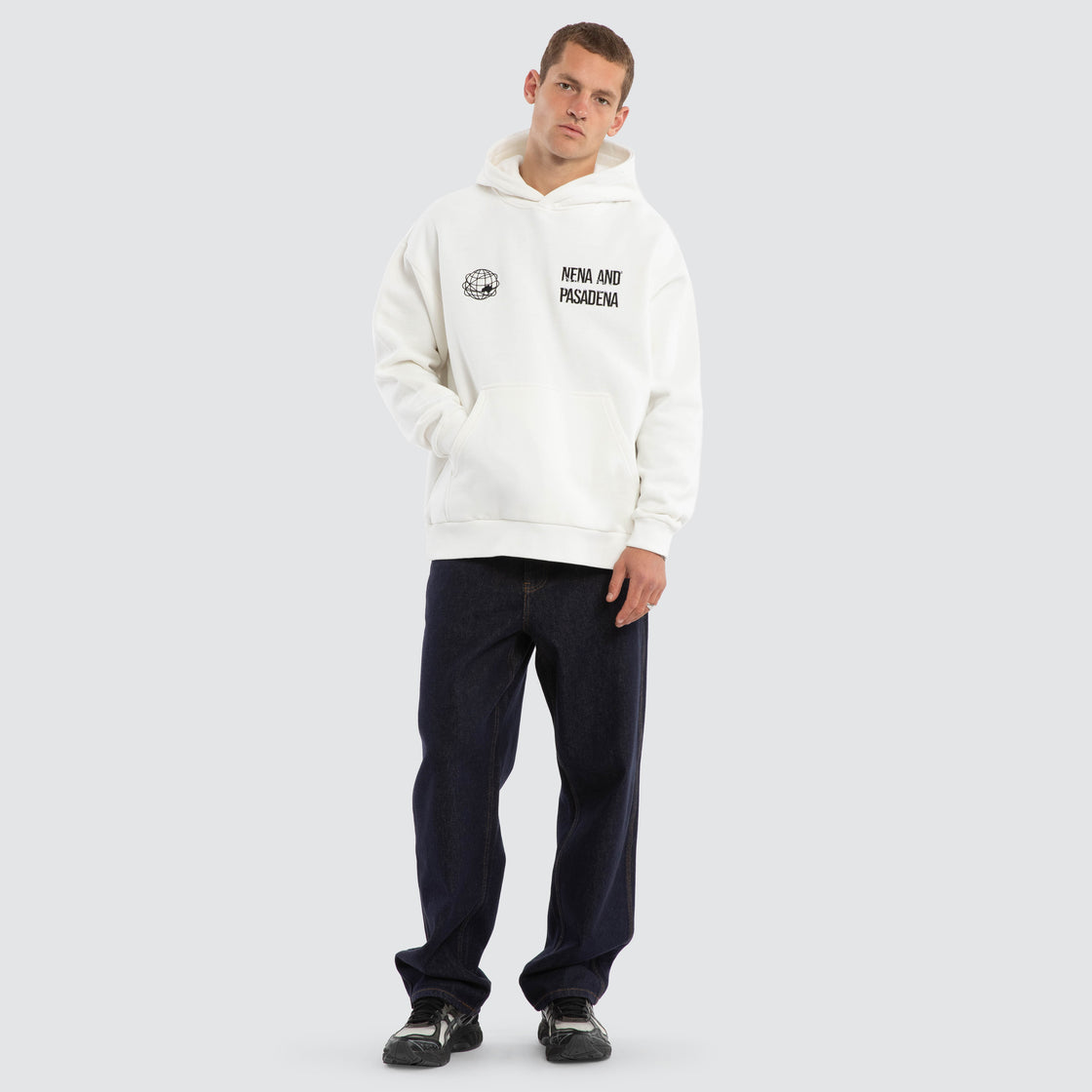 NXP Caution Relaxed Hoodie - Natural White (view 5)