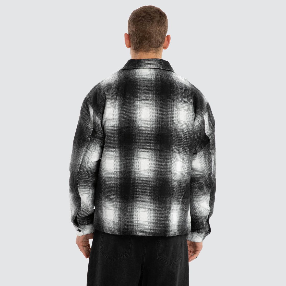 NXP Rise Relaxed Jacket - Black / White Check (view 7)