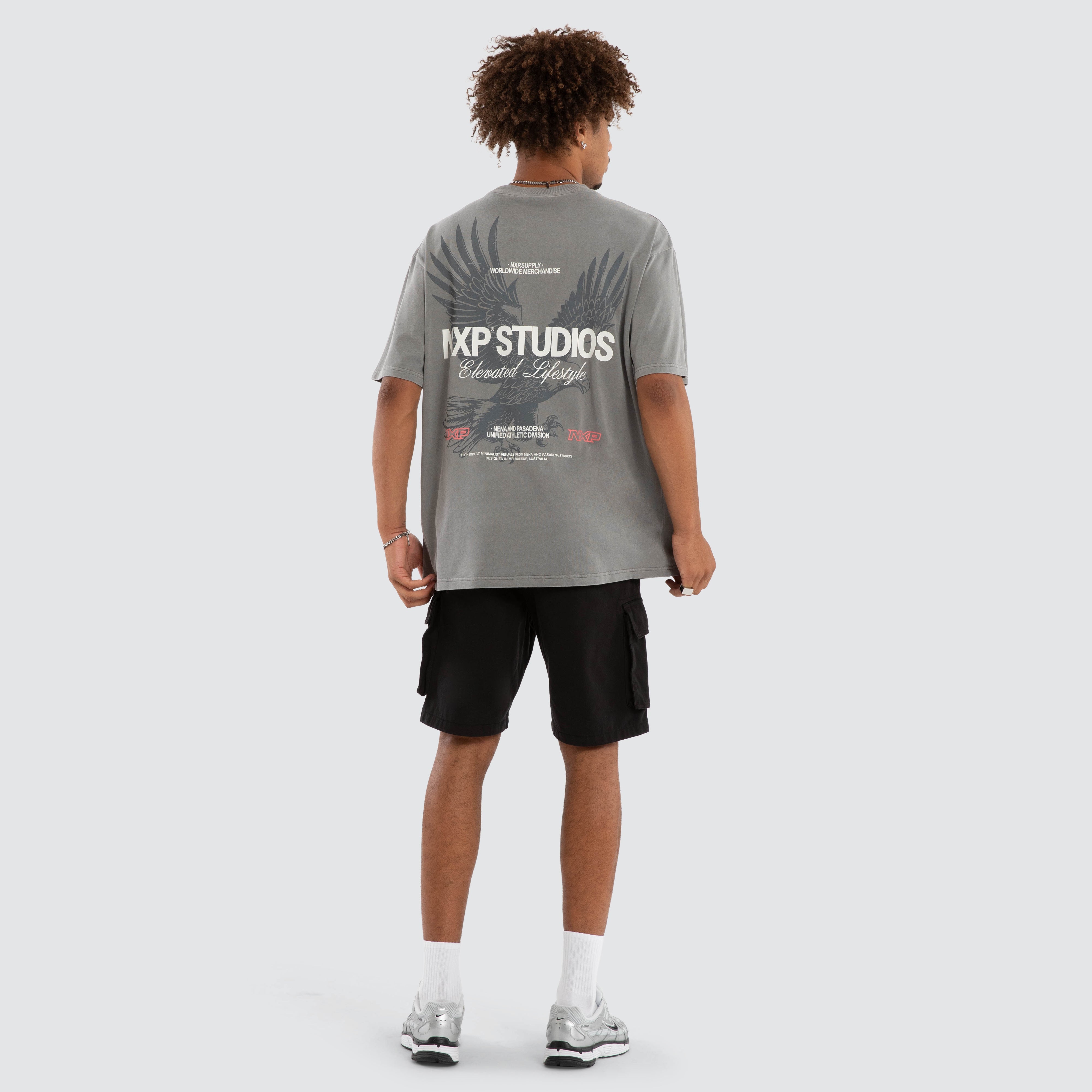 Moros Box Fit Tee - Pigment Frost Grey