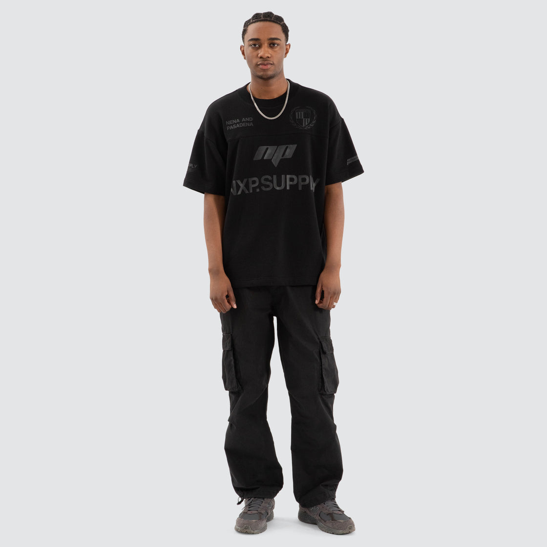 Power Loopback Raptor Tee - Jet Black