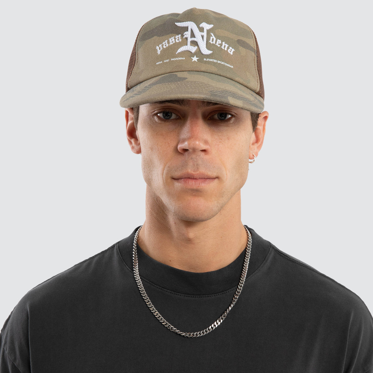 NXP Technical Trucker Cap in Airwolf Camo