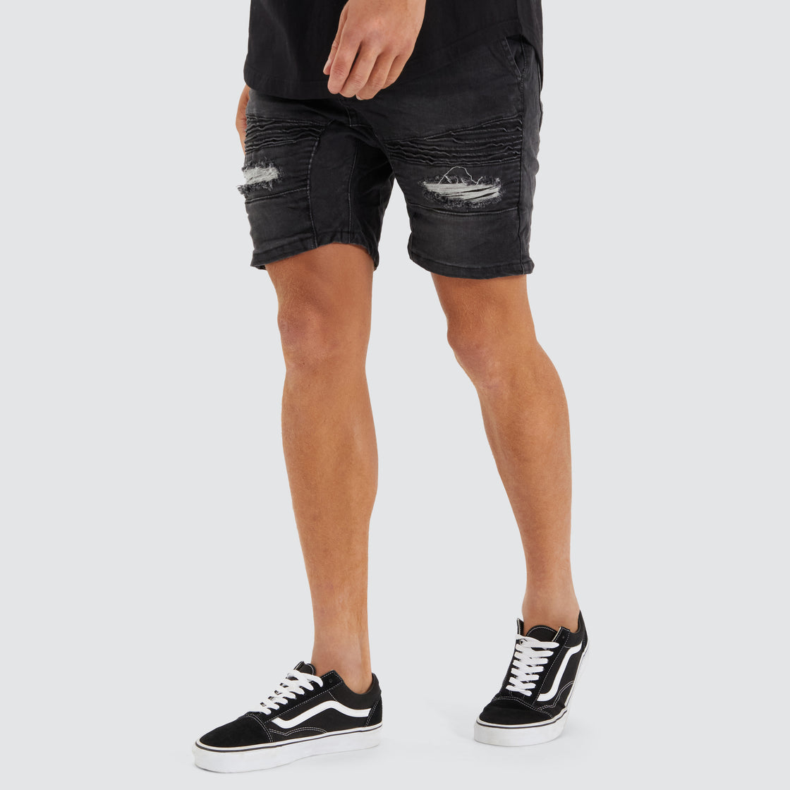 Viper Denim Short - Heavy Metal