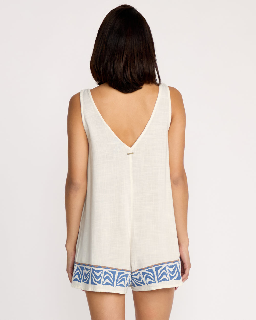 Volcom Emma Rushton Romper - Vintage White (view 4)