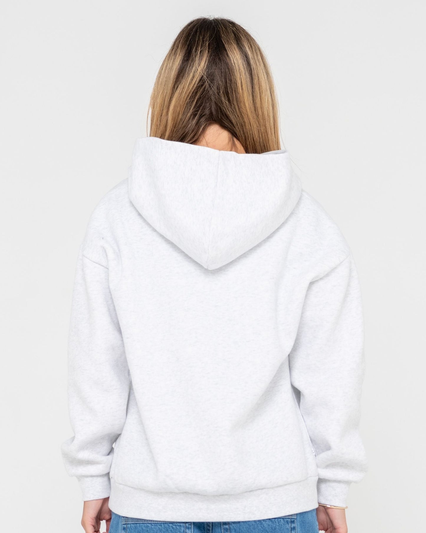 Essentials Oversized Hooded Fleece - Ecru Marle