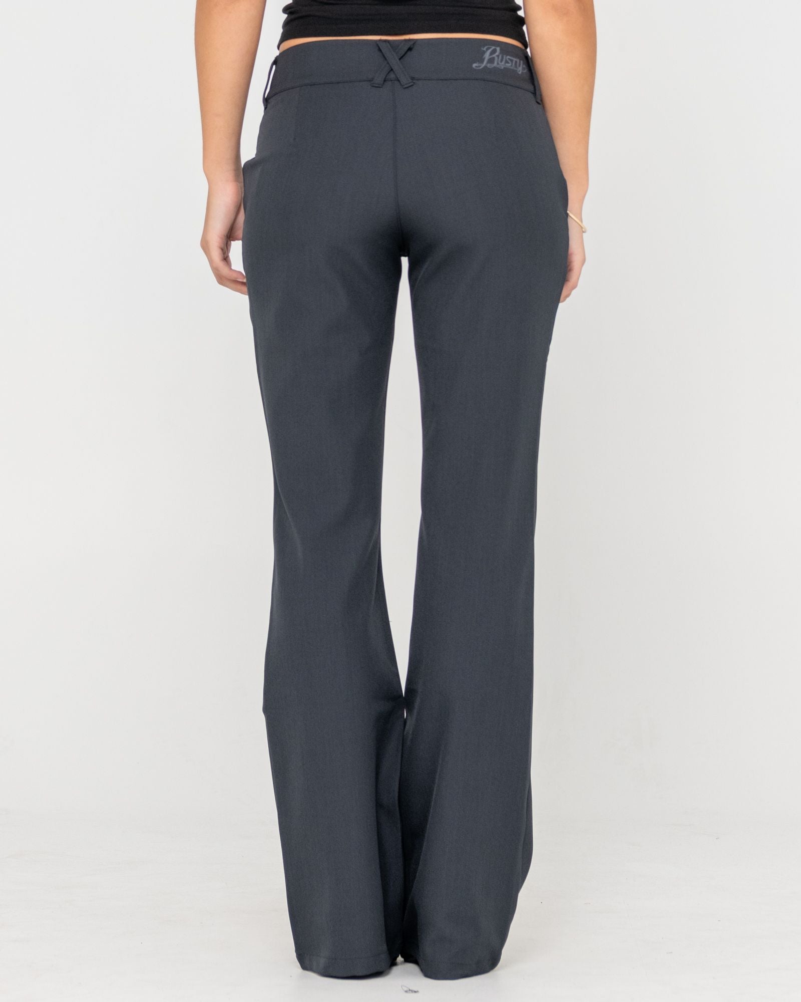 Rusty Finance Mummy Low Rise Suit Pant - Black (view 2)