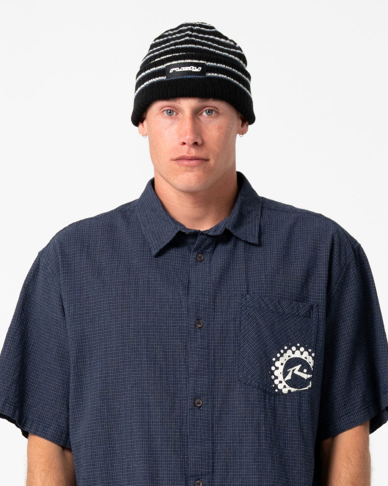 Dead Bones Reversible Beanie - Black