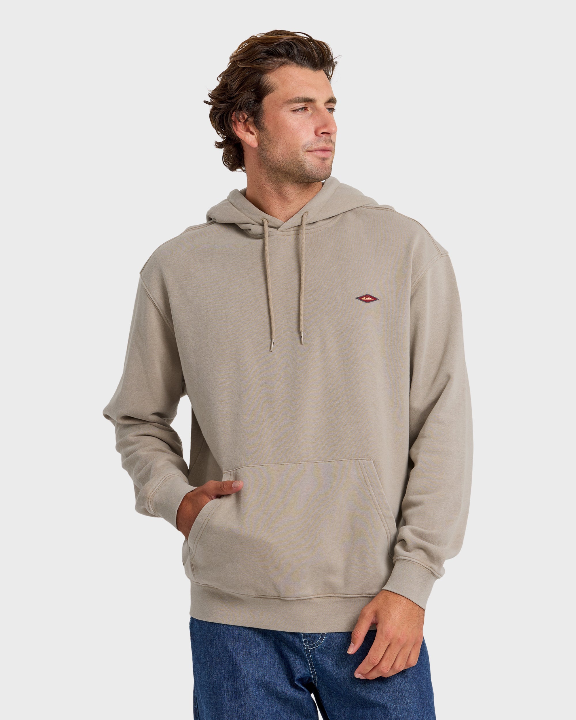 Quiksilver Salt Water Pullover Hoodie in Seneca Rock - front