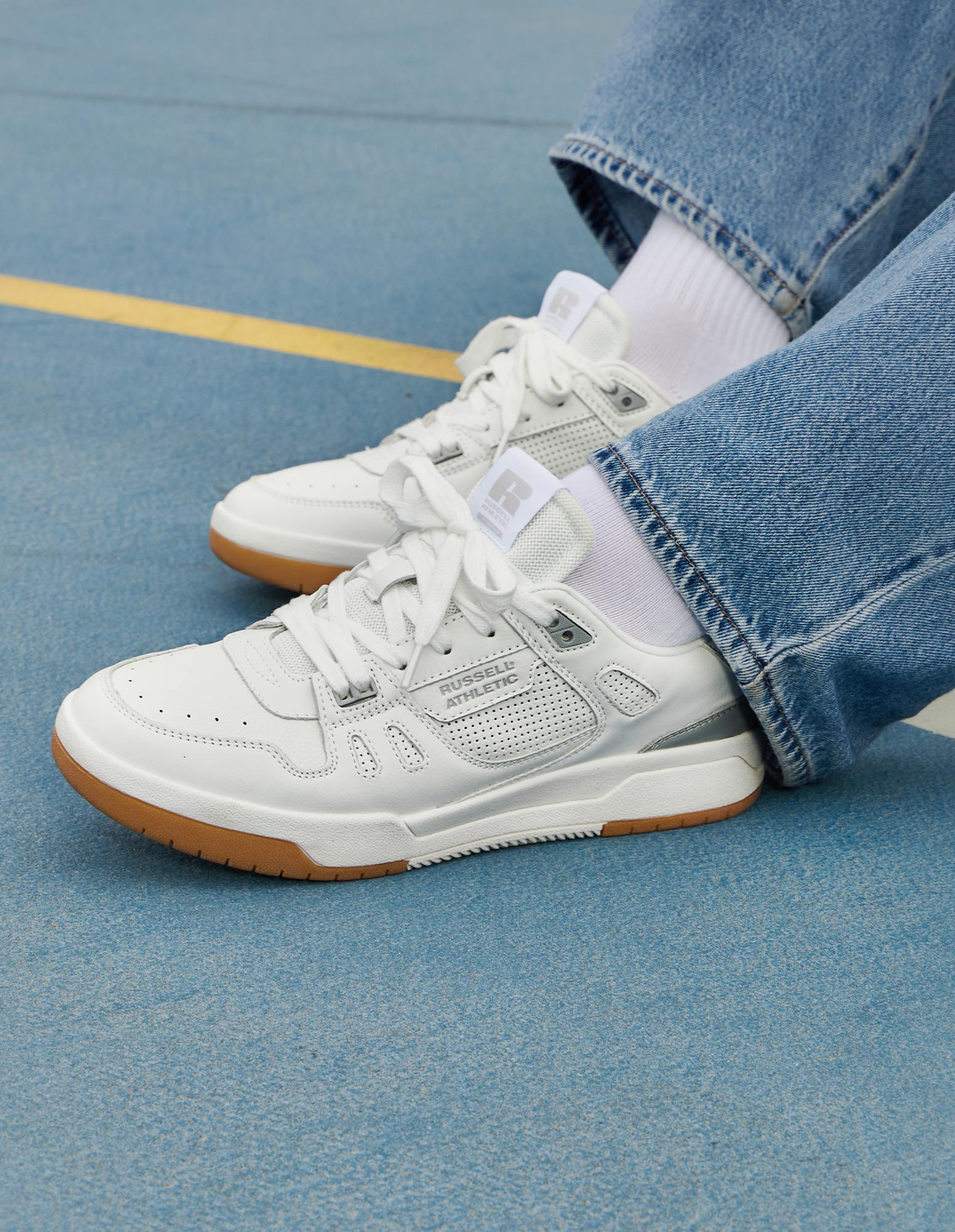 Russell Chicago Low Cross Trainer - White (view 2)