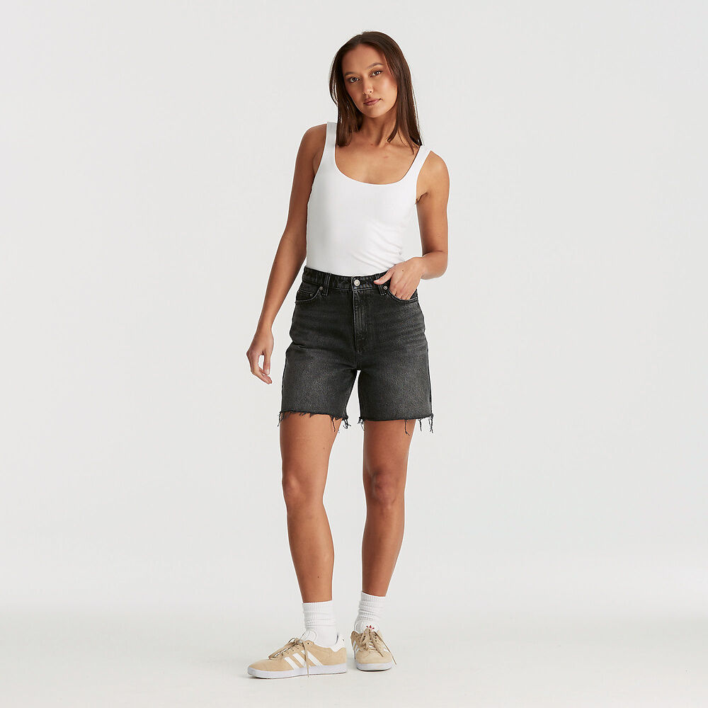Riders Hi Straight Short - Soot Fade