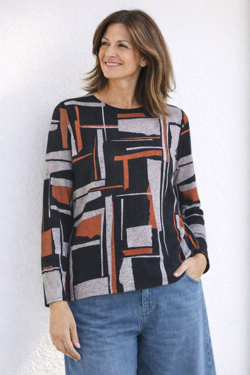 Renoma Bronte Cosy Snood Top - Multi