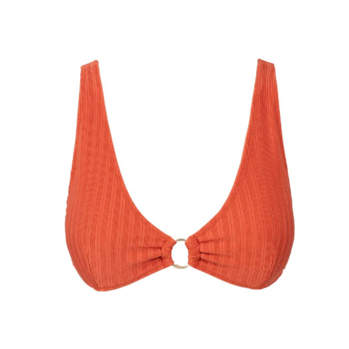 Rhythm Pacific Rib Support Tall Tri Top - Fire (view 2)