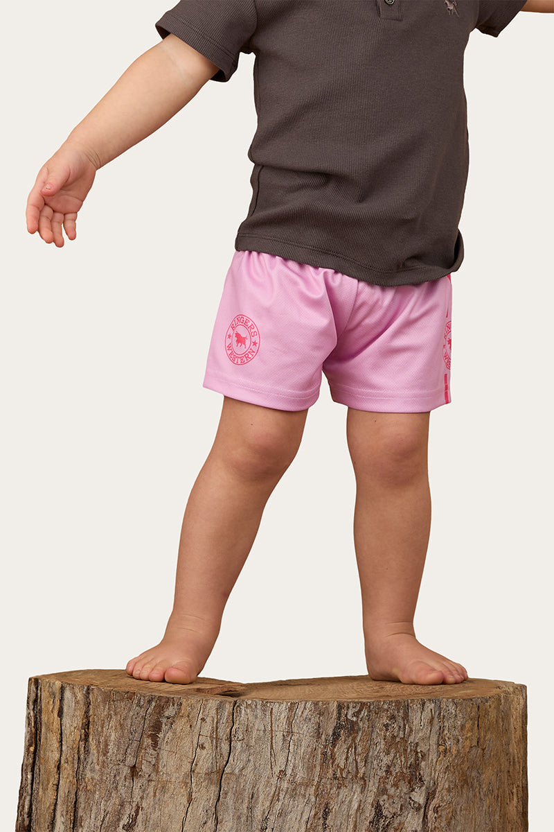 Ringers Western Ringers Babies Footy Short - Pastel Pink / Candy