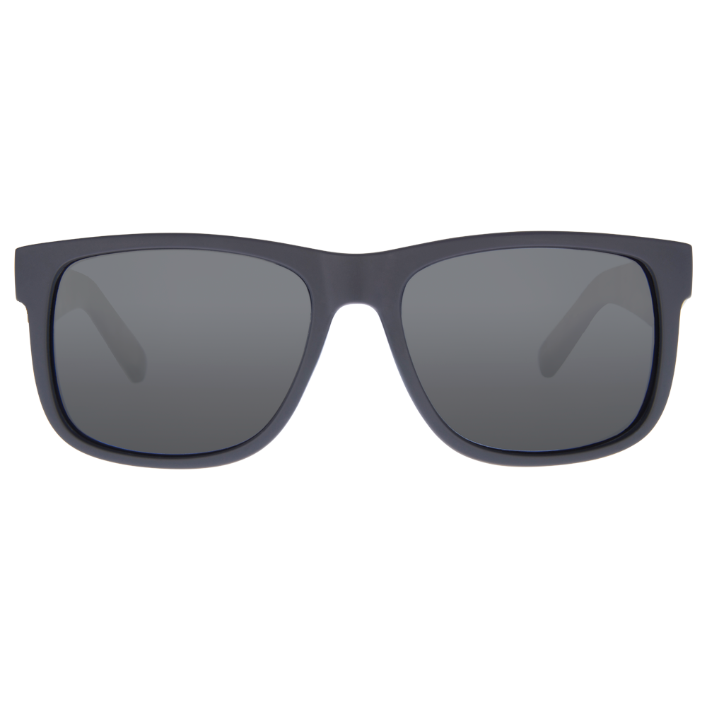 SIN Riot polarised sunglasses in Matt Black with Smoke lens