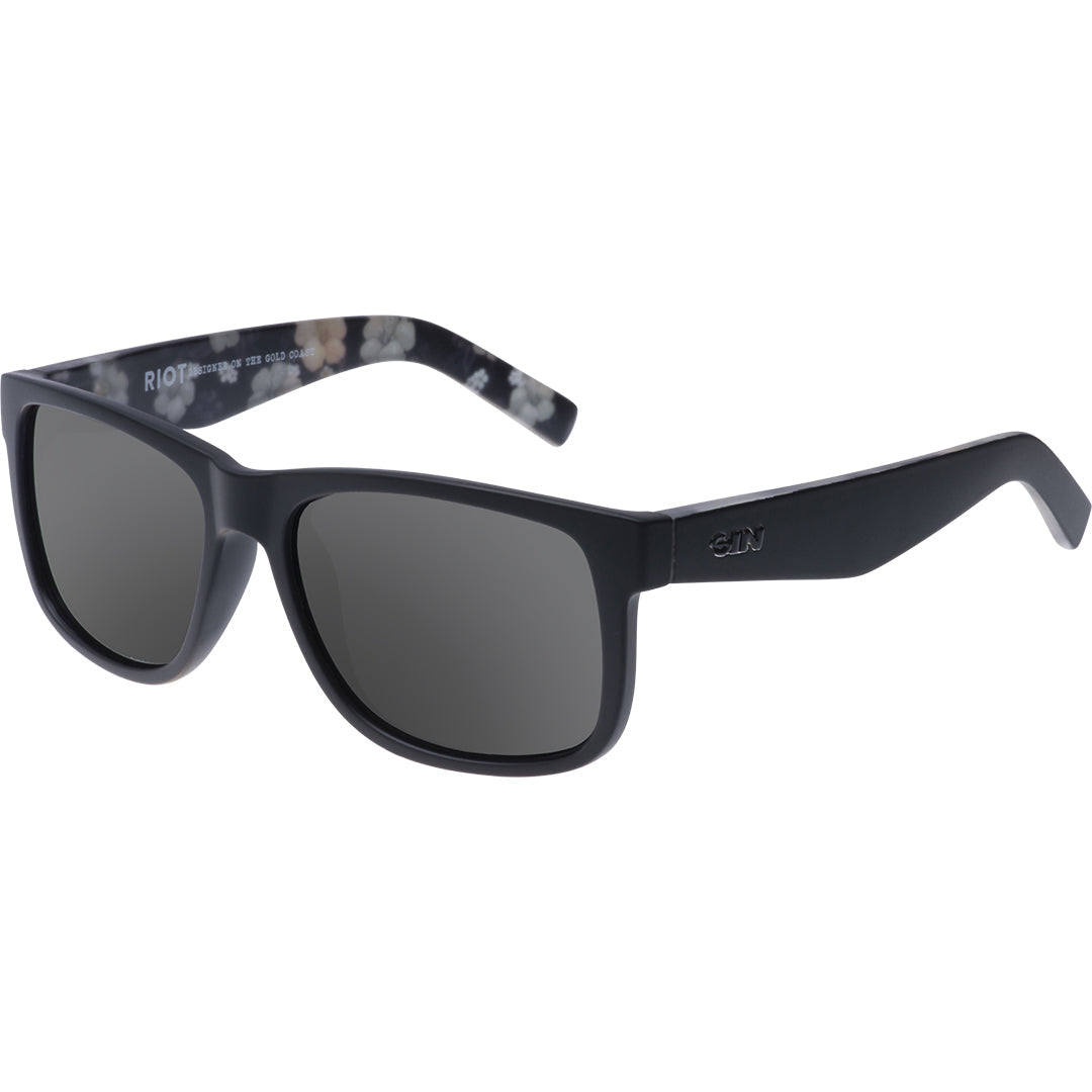 SIN Riot sunglasses - inner temple print detail