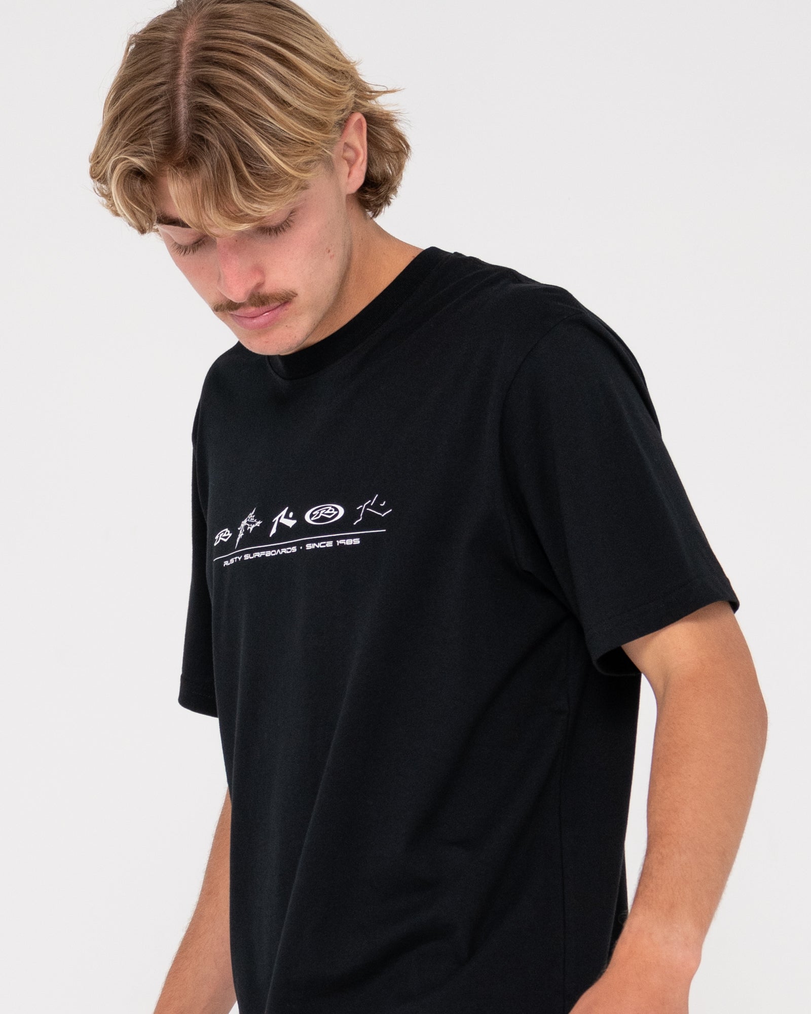 Rusty Lot And Tabouli Short Sleeve Tee - Black (view 2)