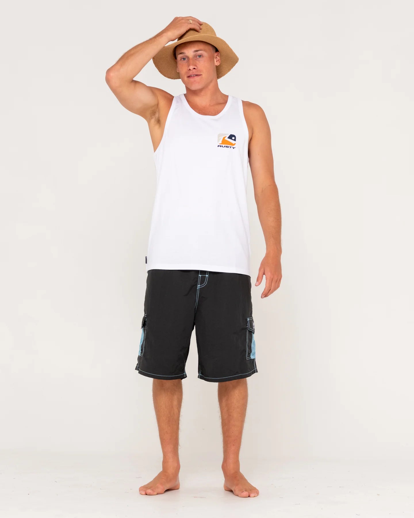 Dean Crushable Straw Hat - Caramel