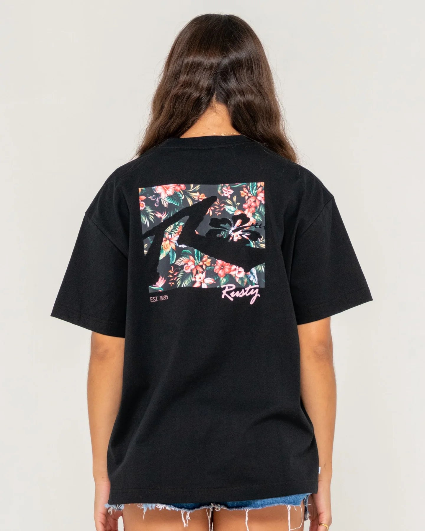 Jill Standard Fit Tee - Black
