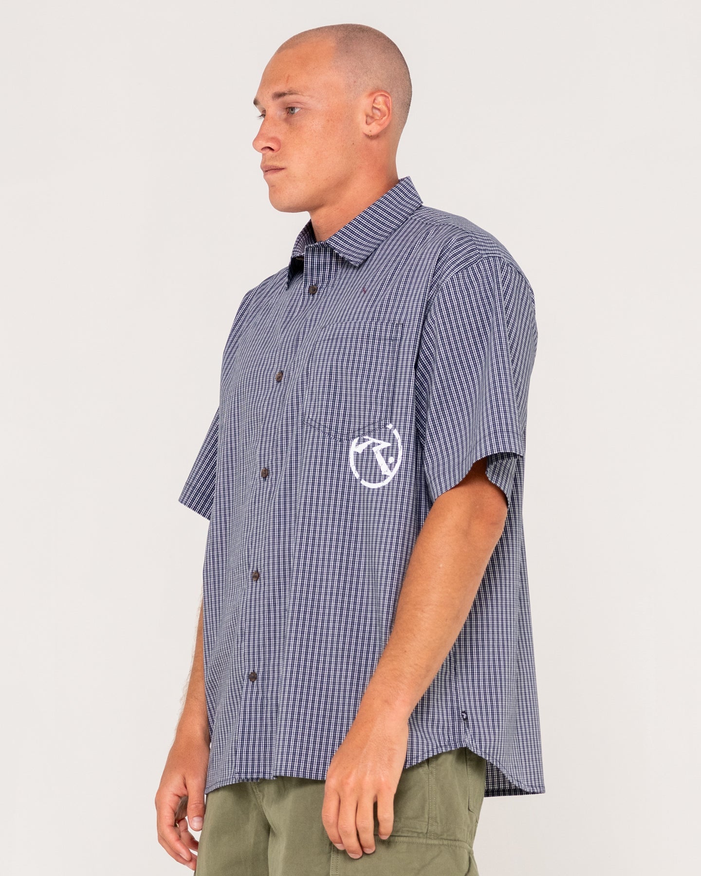 Resno Recon Short Sleeve Shirt - Navy Blue