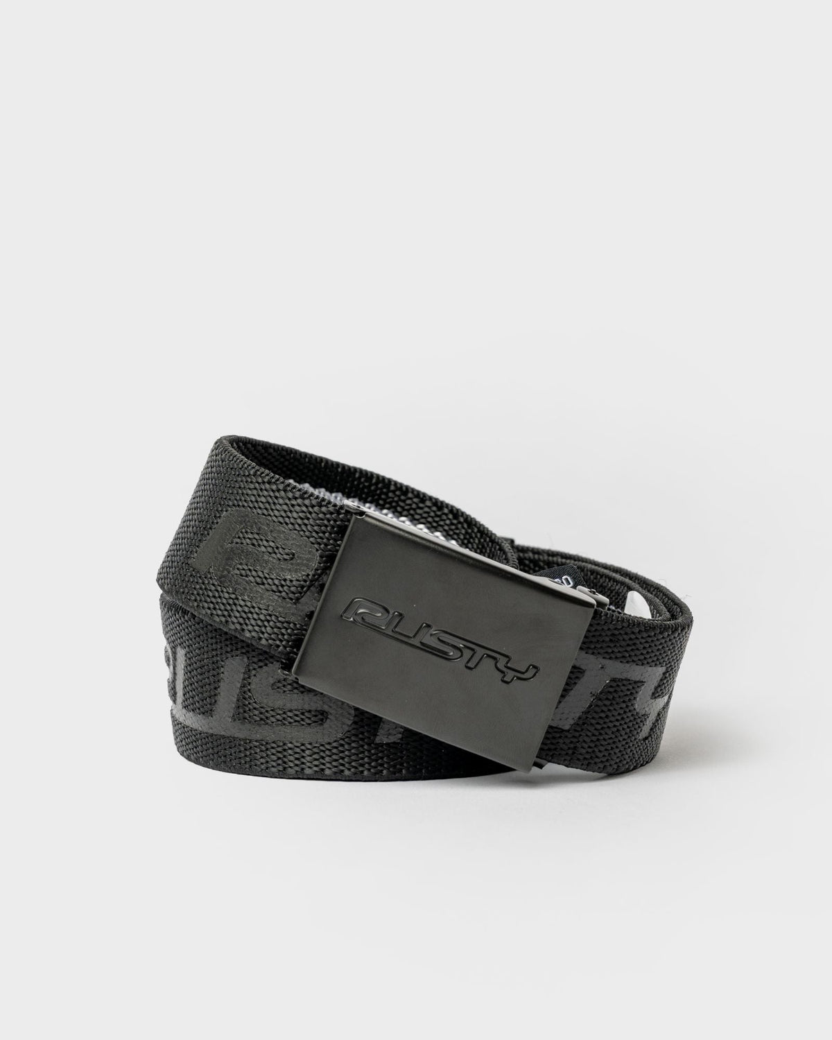 Rusty Flip Daddy Elastic Webbing Belt Black