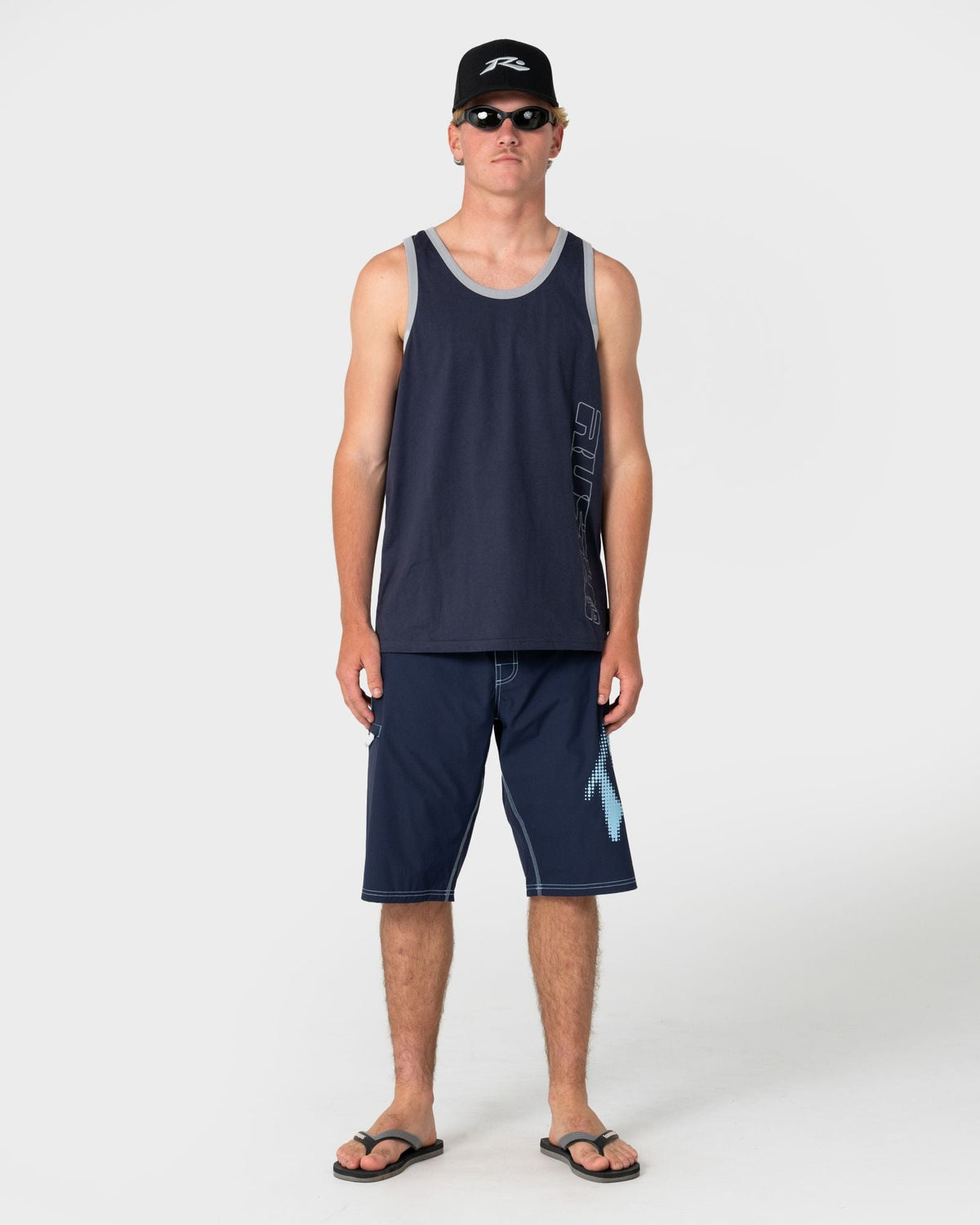 Rusty Revolve Flexfit Cap Black back