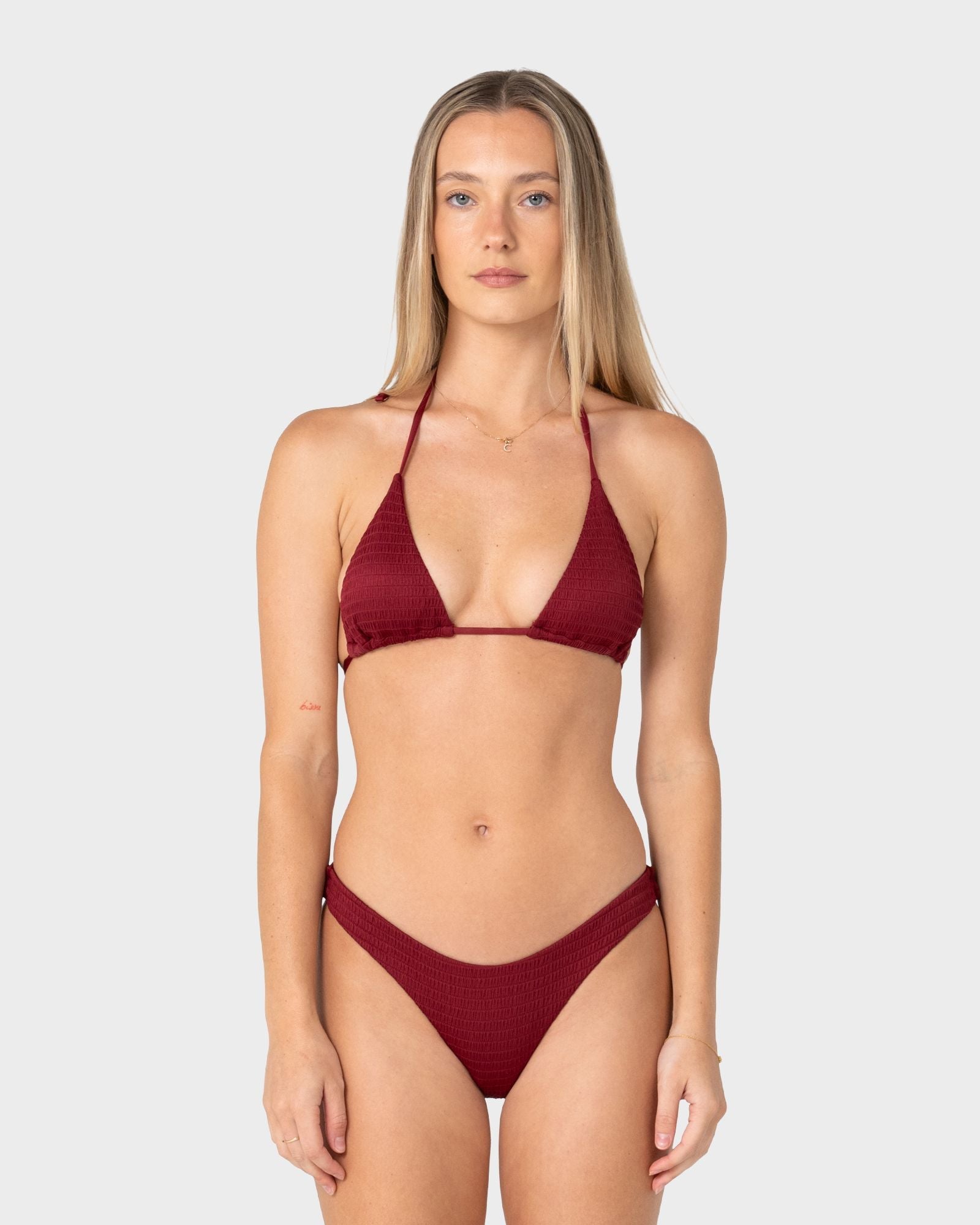 Cedar Multiway Bikini Top - Cranberry