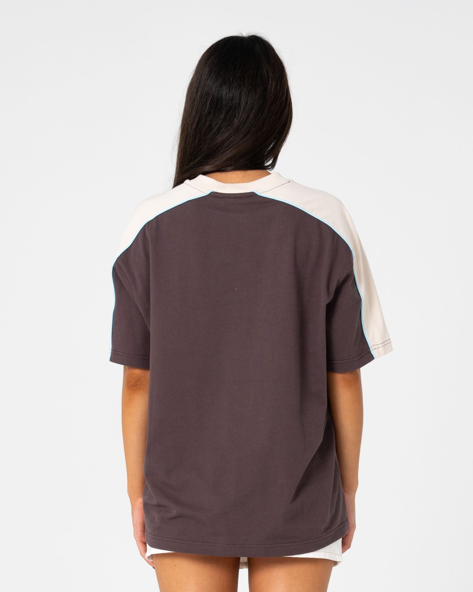 Timmy Target 220 Oversize Tee - Java / Cream