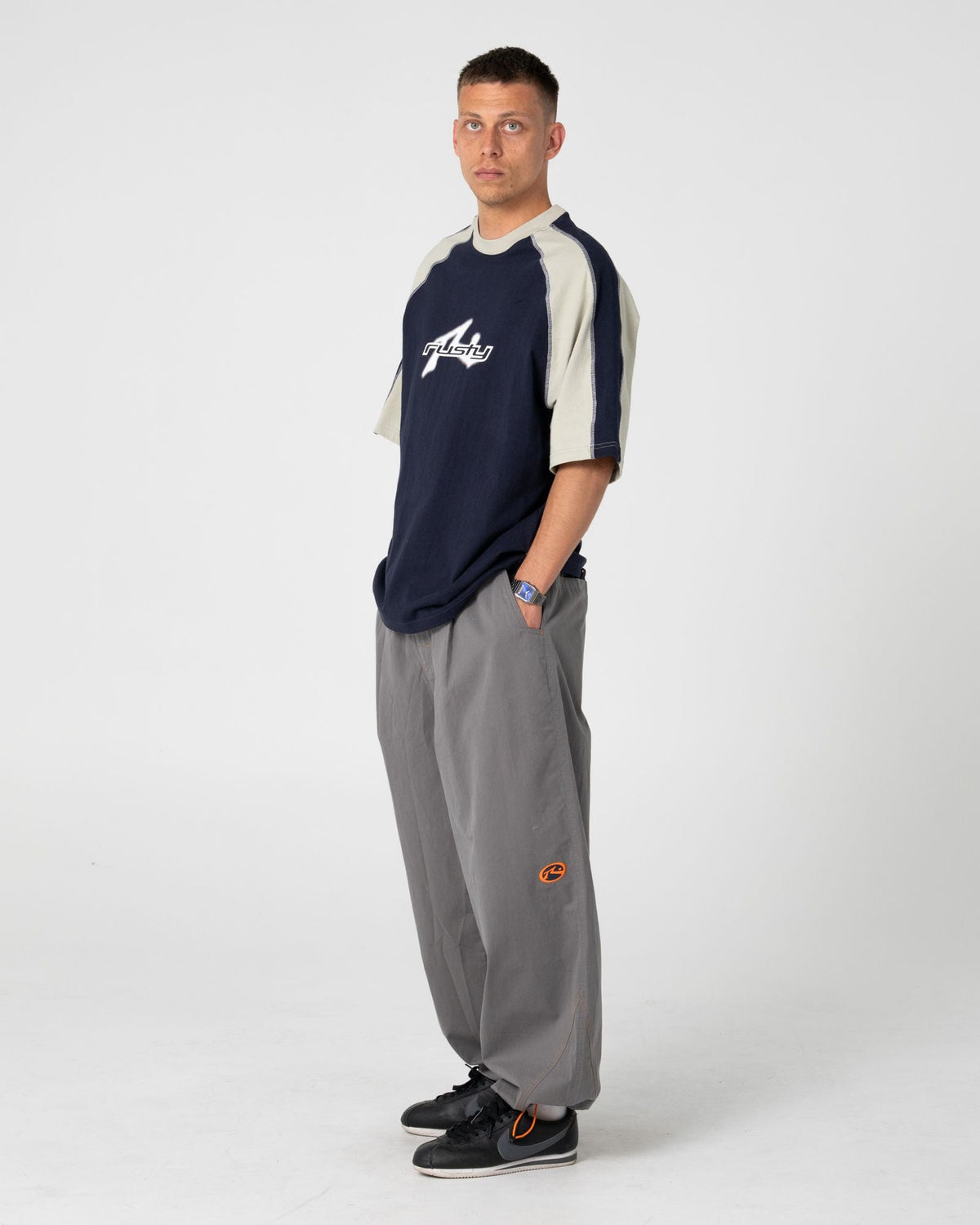 Fade-R Short Sleeve Tee - Navy Blue