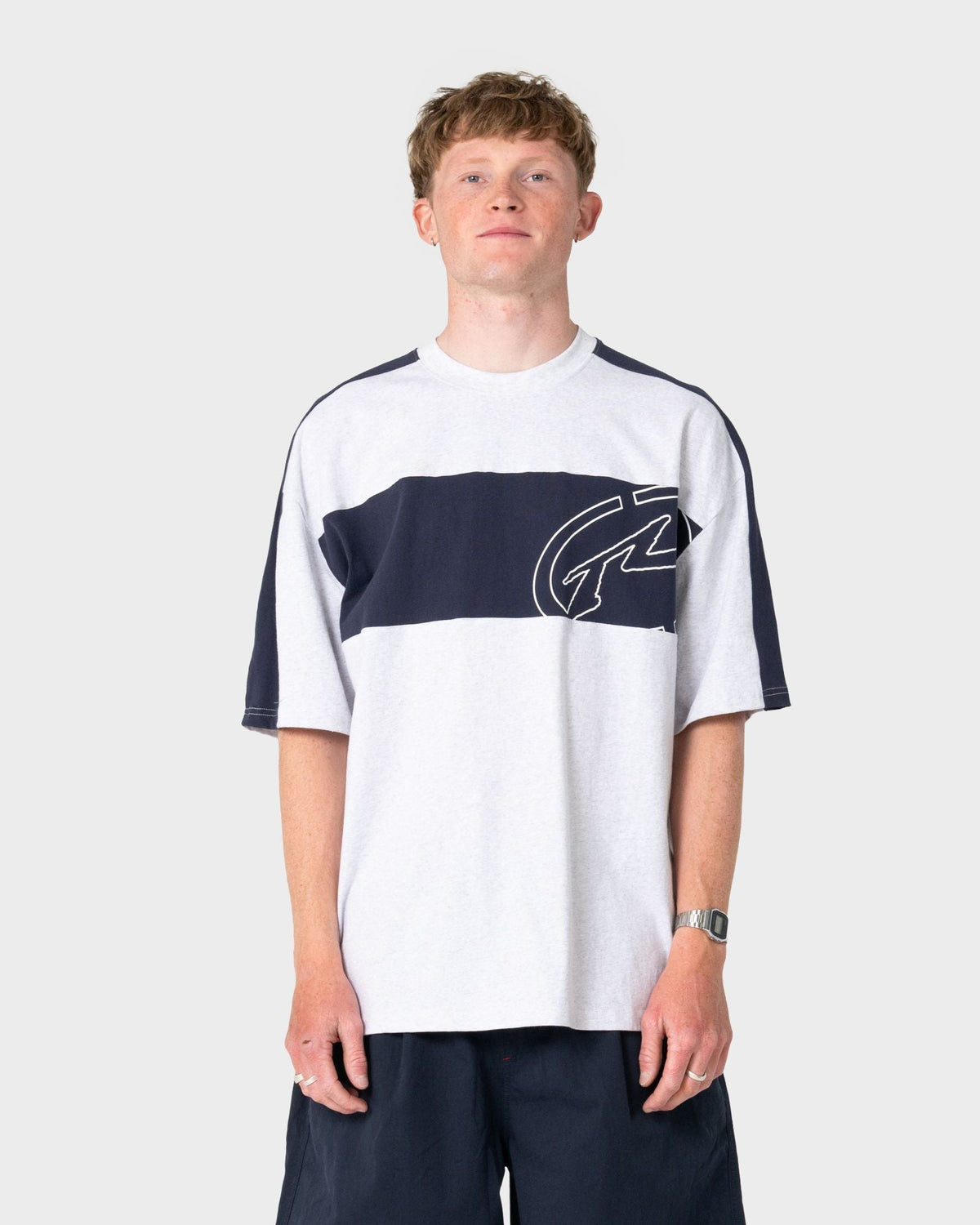 Rusty Kill Switch Short Sleeve Tee Ecru Marle