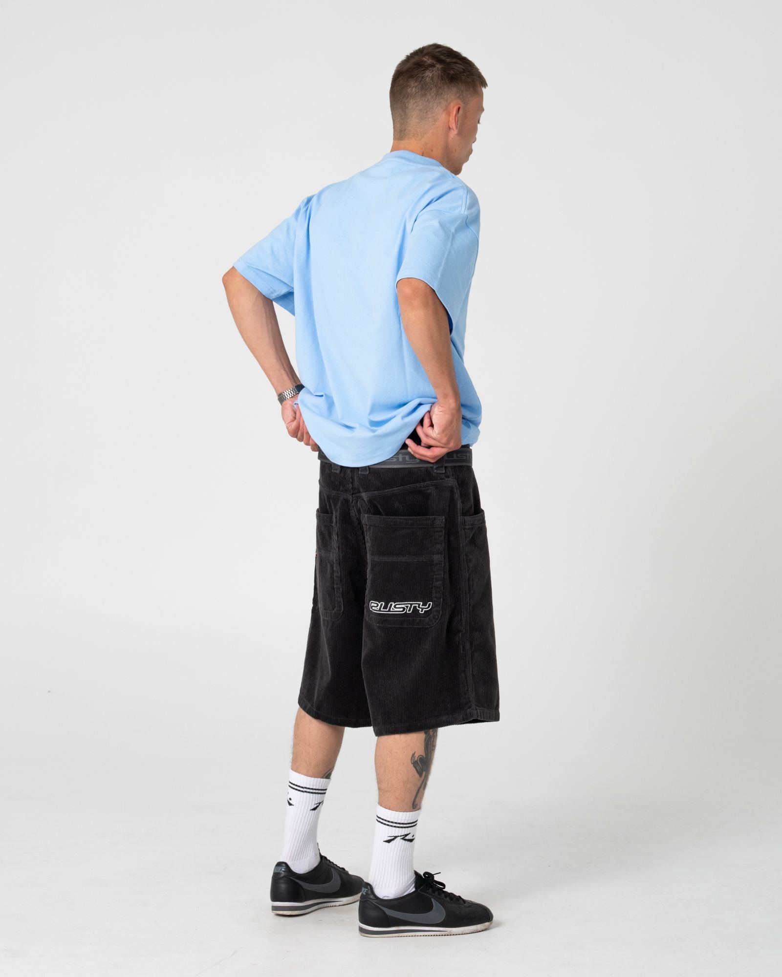 Fragment Short Sleeve Tee - Sky Blue