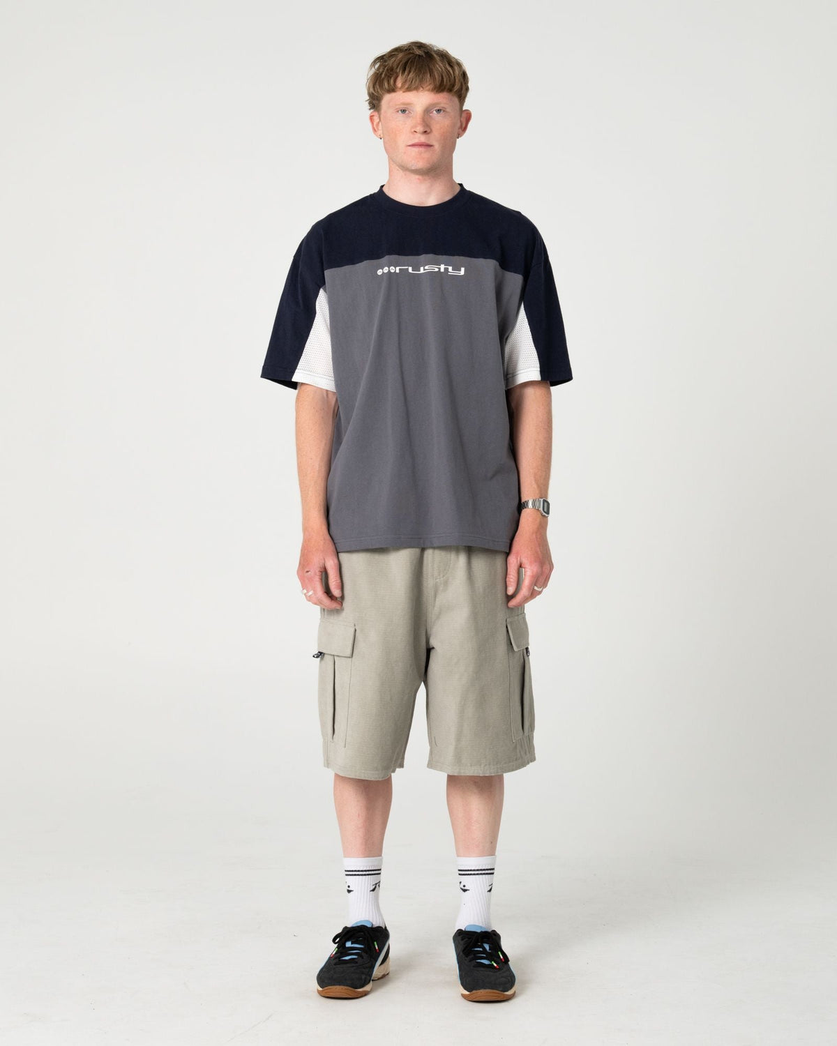 Genetika Short Sleeve Tee - Steel