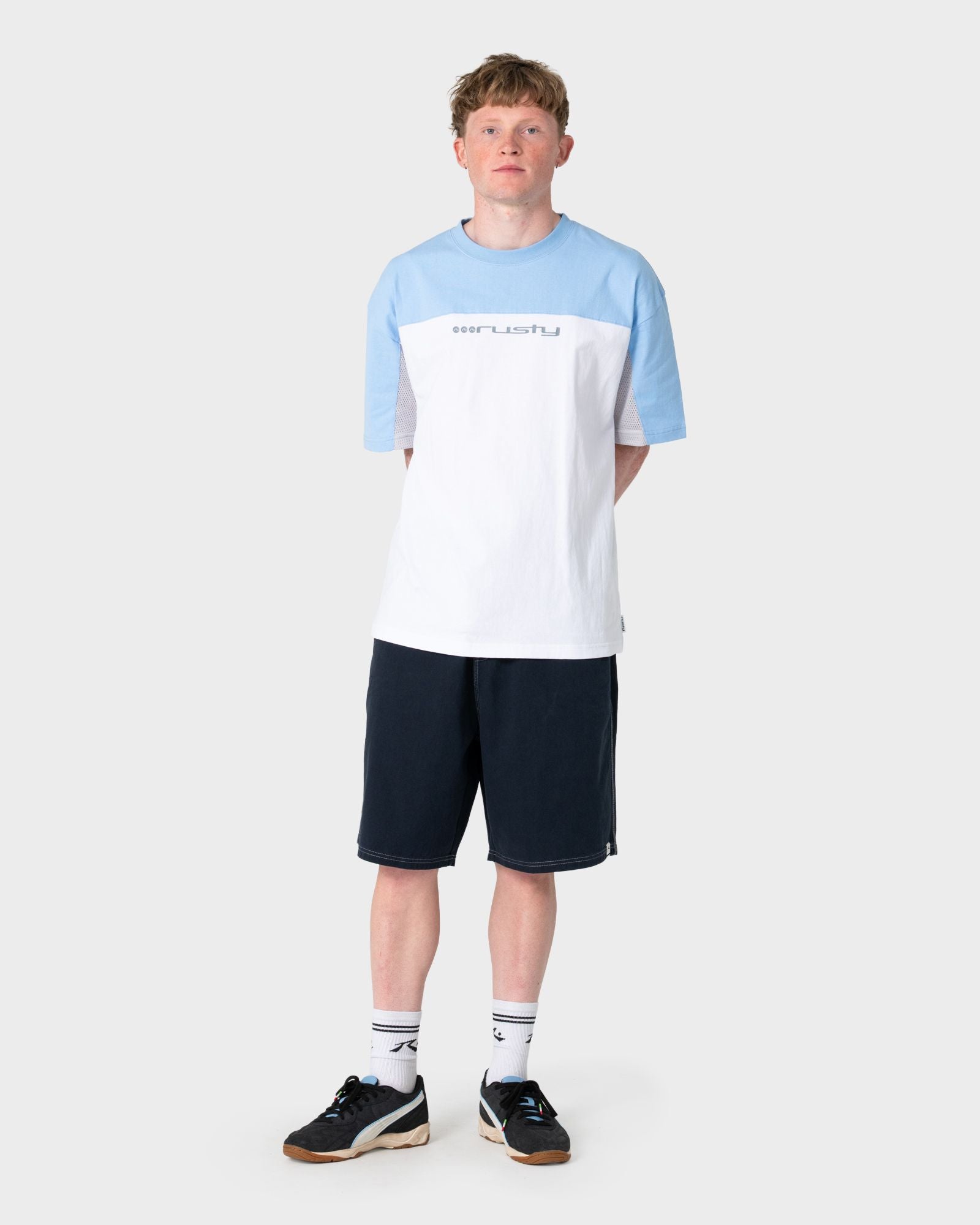 Flip Daddy Elastic Baggy Short - Navy Blue