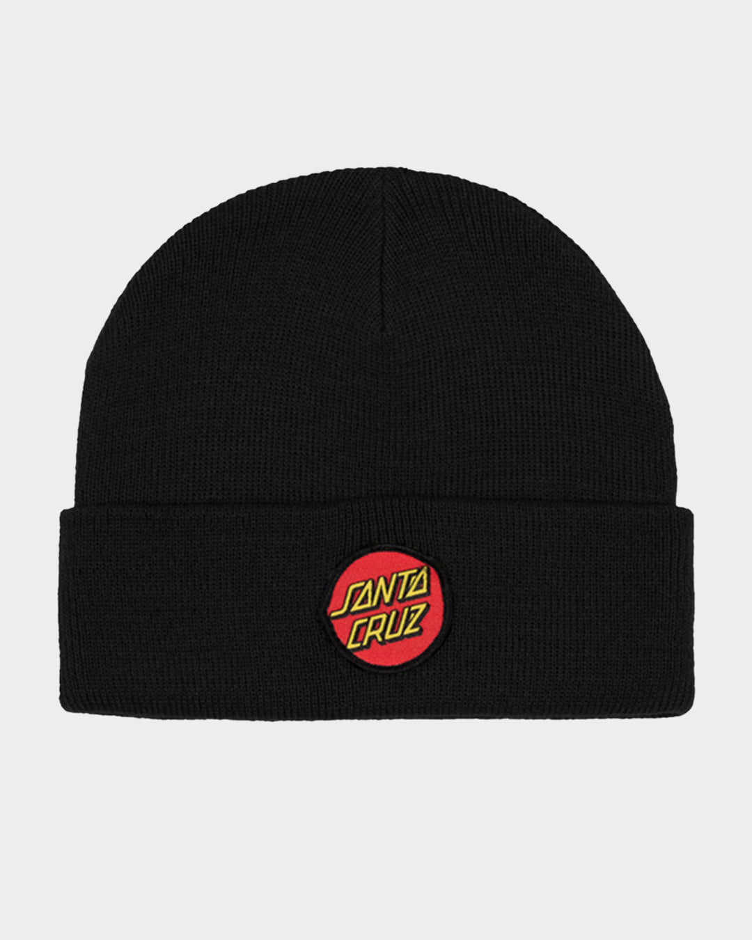 Santa Cruz Classic Dot Patch Beanie Black