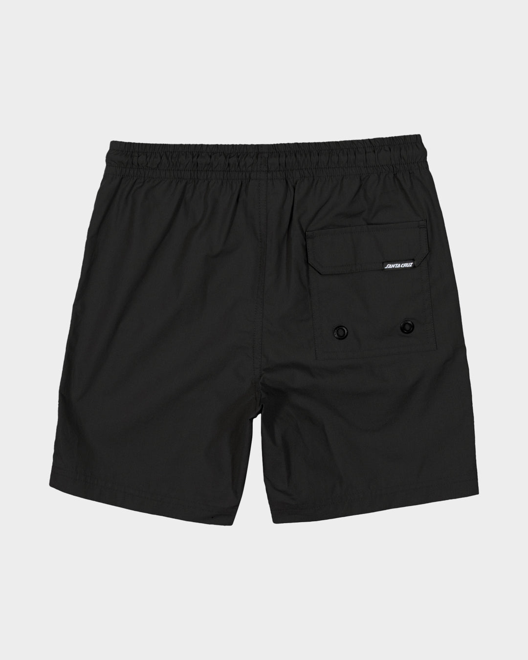 Santa Cruz MFG Cruzier Solid Beach Shorts Black detail