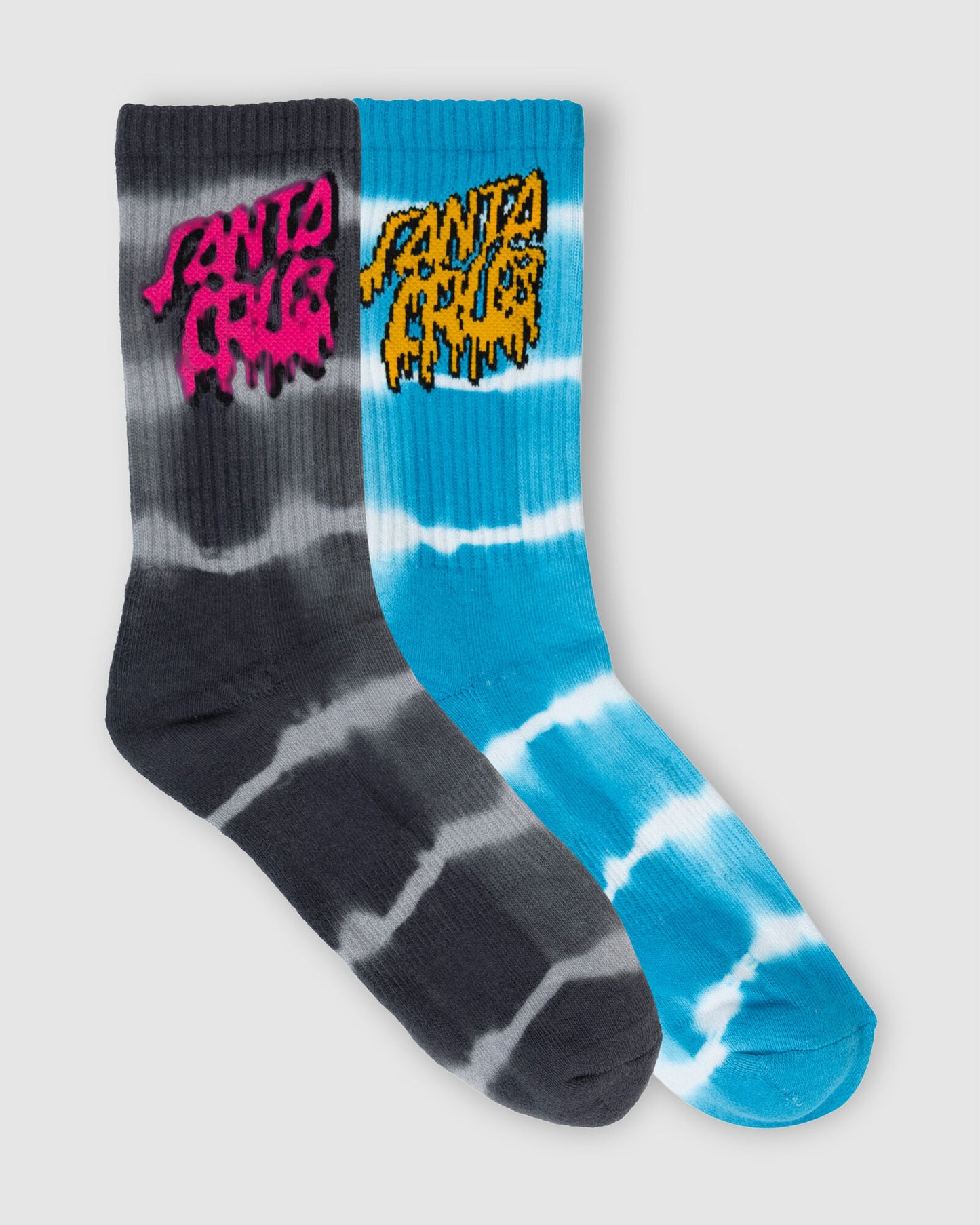 Rad Stack Crew Sock - Turquoise / Black