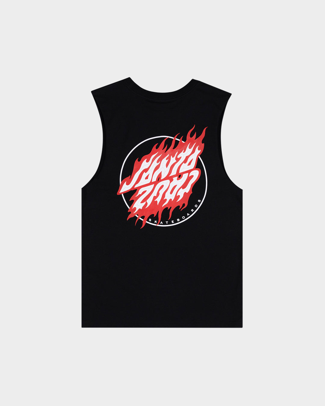 Santa Cruz Flamed Dot Muscle Black back