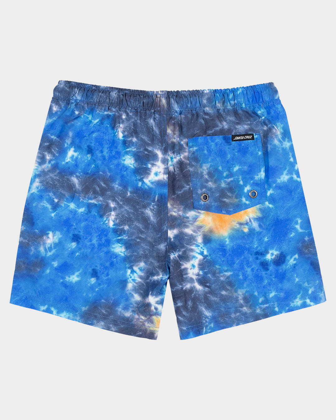 Santa Cruz Industrial Dot Mono Boardshort Blue Tie Dye - back view