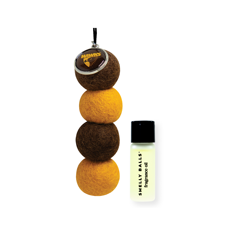 Smelly Balls Hawthorn Hawks Car Air Freshener (view 2)