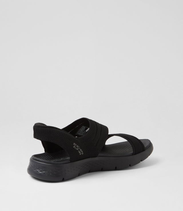 Skechers Go Walk Flex Sandal Glimmer Up - Black (view 3)