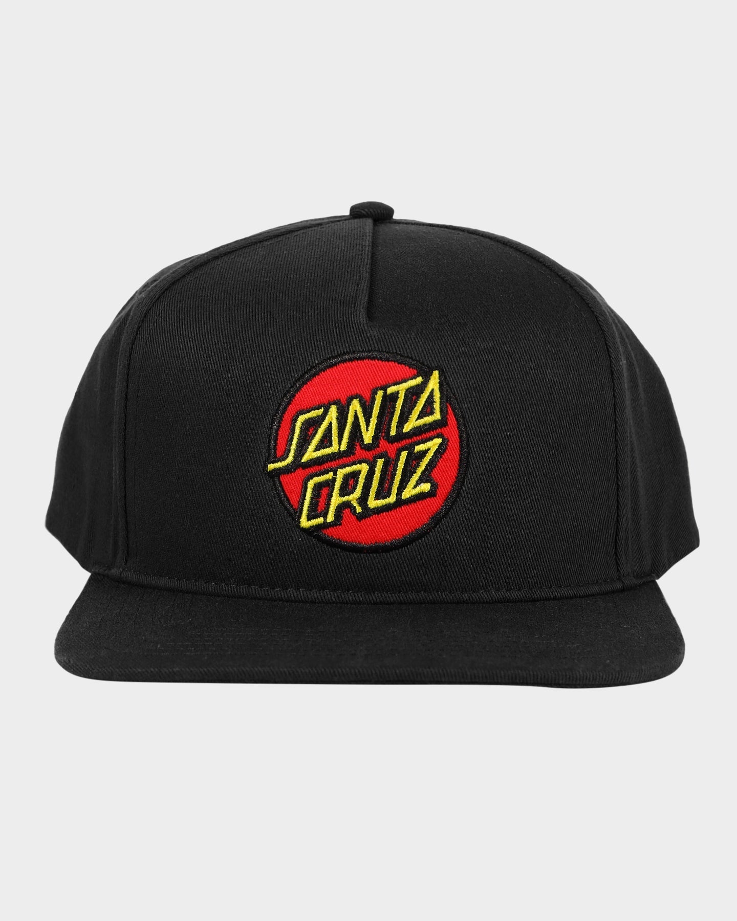 Santa Cruz Classic Dot Patch Snapback Black